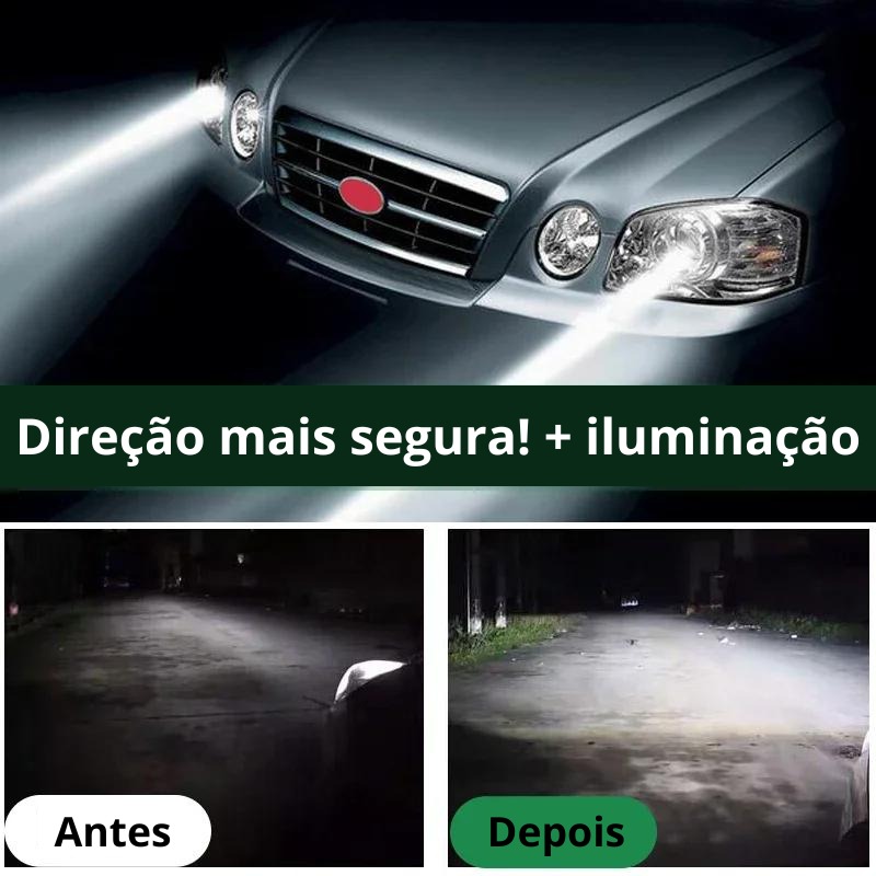 Kit de Restauração e Polimento de Faróis de Carro - Removedor de Arranhões e Pasta de Limpeza para Reparação, Remoção de Oxidação e Polimento de Faróis