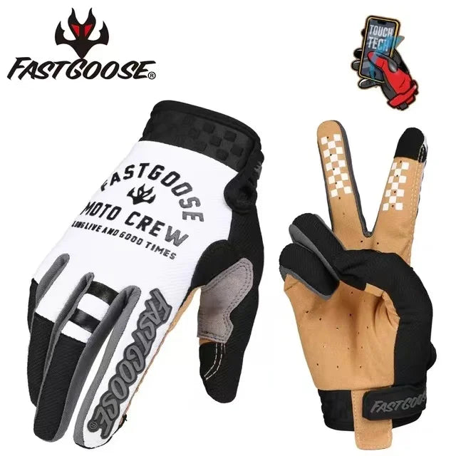 Luvas de Motocross Para Tela Sensível ao Toque - Estilo Rápido, Ideais para Ciclismo e Esportes Off Road