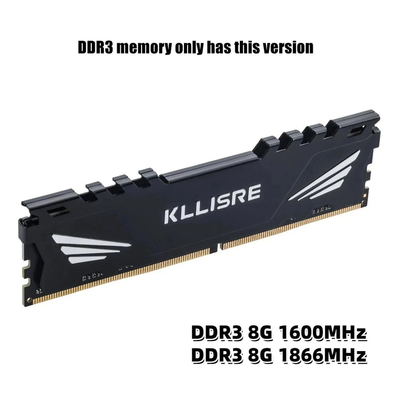 Memória RAM Kllisre DDR3/DDR4 1600 MHz para Desktop