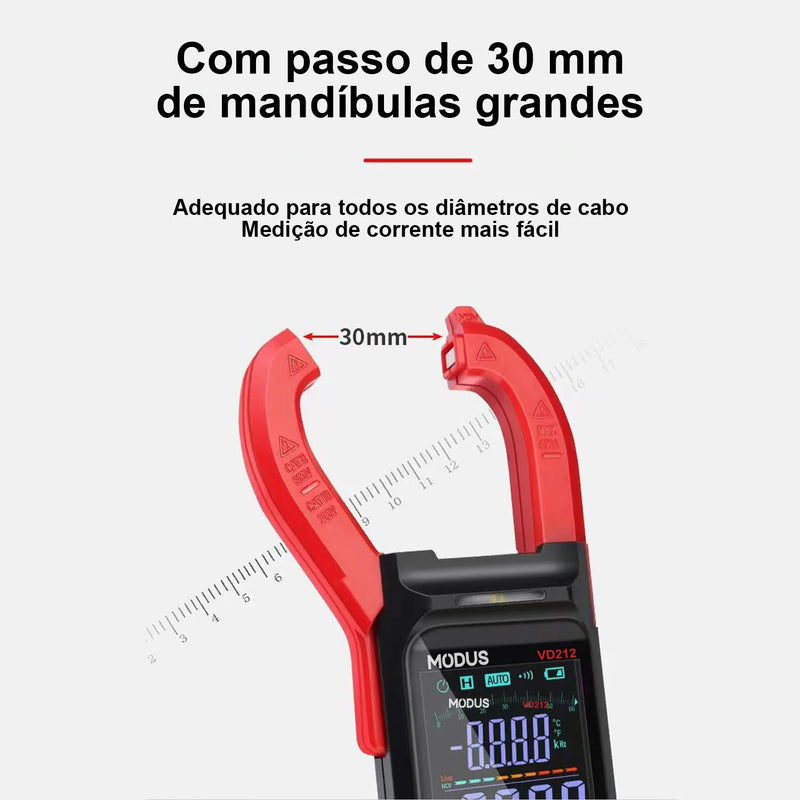 AC/DC Multimeter Pliers Amperimeter Clamp Digital Current 6000 Counts 400A Professional Digital Multimeter