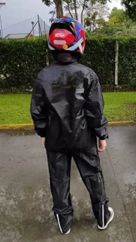 Capa de chuva para motociclista de nylon com tecnologia leve e impermeável durável