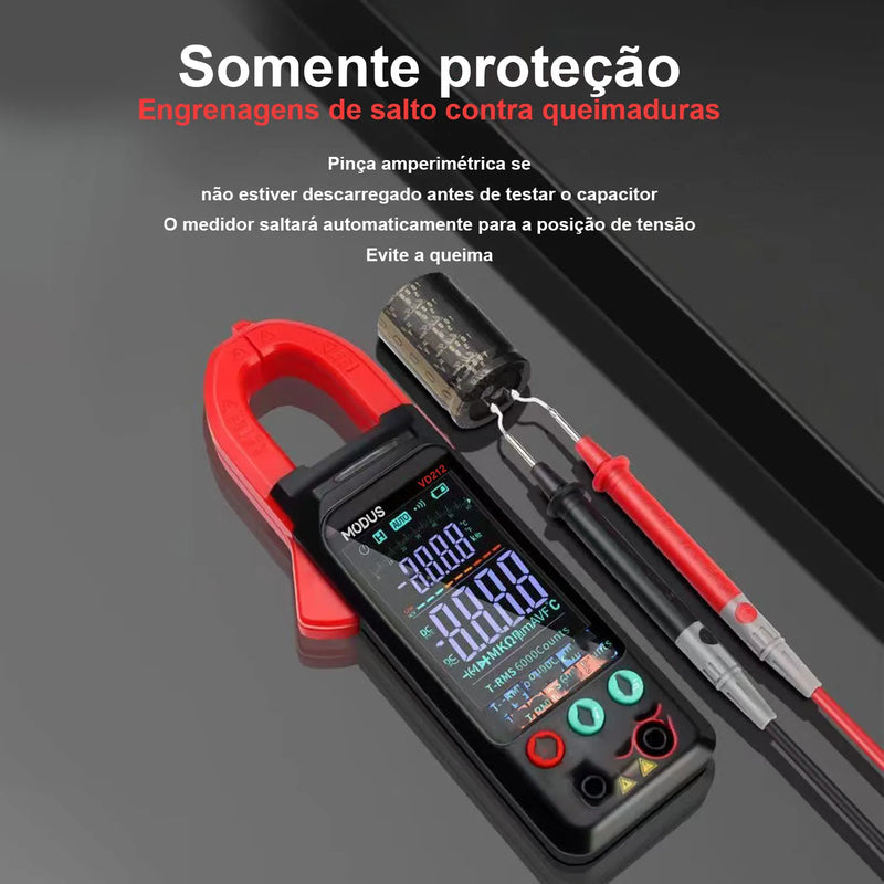 AC/DC Multimeter Pliers Amperimeter Clamp Digital Current 6000 Counts 400A Professional Digital Multimeter