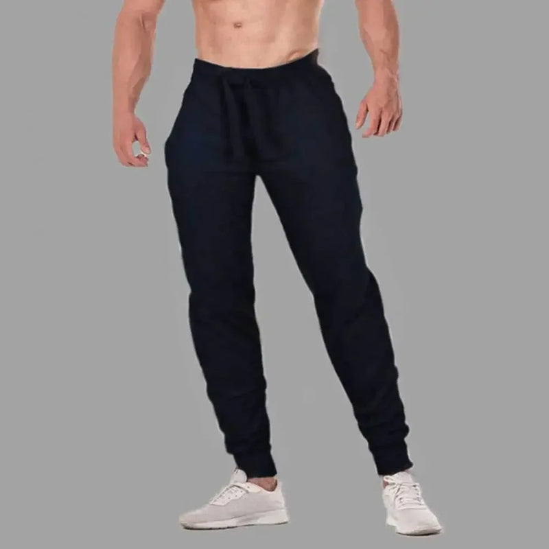 Calça Longa Masculina de Moda com Estampa, Fleece para Outono e Inverno, Casual e Confortável para Esportes e Lazer